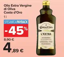 Carrefour Olio Extra Vergine di Oliva Costa d'Oro offerta