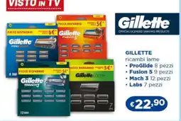 Acqua & Sapone GILLETTE ricambi lame offerta