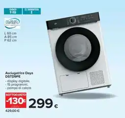 Carrefour Asciugatrice Daya DSTD9PE offerta