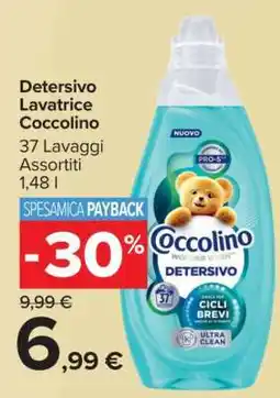 Carrefour Detersivo Lavatrice Coccolino offerta