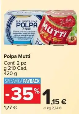 Carrefour Polpa Mutti offerta