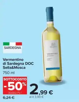 Carrefour Vermentino di Sardegna DOC Sella & Mosca offerta