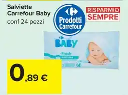 Carrefour Salviette Carrefour Baby offerta