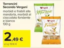 Carrefour Torroncini Secondo Vergani offerta