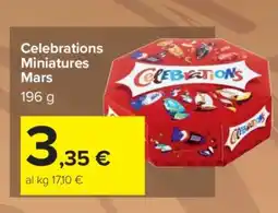 Carrefour Celebrations Miniatures Mars offerta