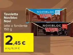 Carrefour Tavoletta Novibloc Novi offerta