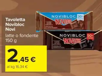 Carrefour Tavoletta Novibloc Novi offerta