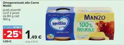 Carrefour OMOGENEIZZATI ALLA CARNE MELLIN offerta