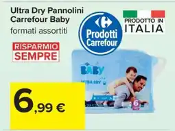 Carrefour Ultra Dry Pannolini Carrefour Baby offerta