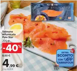 Carrefour Salmone Affumicato Pole Star offerta