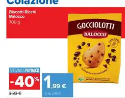 Carrefour Biscotti Ricchi Balocco offerta