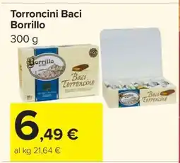 Carrefour Torroncini Baci Borrillo offerta
