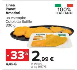 Carrefour Linea Panati Amadori offerta