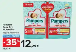 Carrefour Pampers Baby Dry Mutandino offerta
