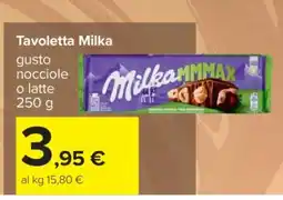 Carrefour Tavoletta Milka offerta