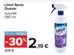 Carrefour Linea Spray Quasar offerta
