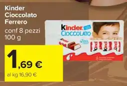 Carrefour Kinder Cioccolato Ferrero offerta