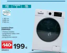 Carrefour Lavatrice Daya DSW91425 offerta