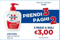 Acqua & Sapone AMUCHINA sapone liquido 250 ml offerta