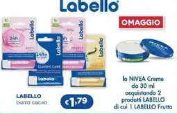 Acqua & Sapone LABELLO burro cacao offerta
