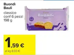 Carrefour Buondì Bauli offerta