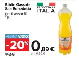 Carrefour Bibite Gassate San Benedetto offerta