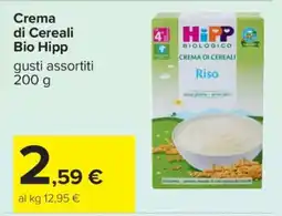 Carrefour Crema di Cereali Bio Hipp offerta