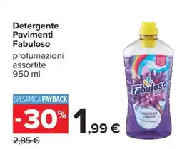 Carrefour Detergente Pavimenti Fabuloso offerta