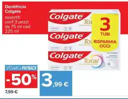 Carrefour DENTIFRICIO COLGATE offerta