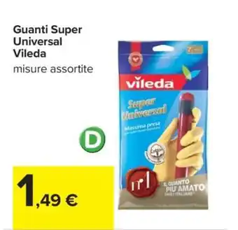 Carrefour Guanti Super Universal Vileda offerta