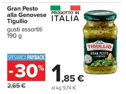 Carrefour GRAN PESTO ALLA GENOVESE TIGULLIO offerta