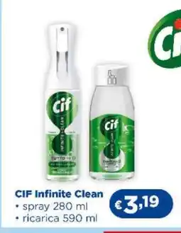 Acqua & Sapone Cif infinite clean offerta