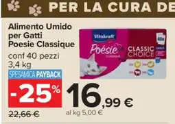 Carrefour Vitakraft Poesie Classique offerta