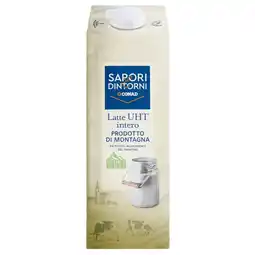 Spazio Conad LATTE UHT INTERO PRODOTTO DI MONTAGNA SAPORI&DINTORNI CONAD offerta