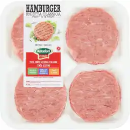 Spazio Conad HAMBURGER RICETTA CLASSICA AMADORI offerta