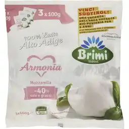 Ipercoop MOZZARELLA ARMONIA BRIMI offerta