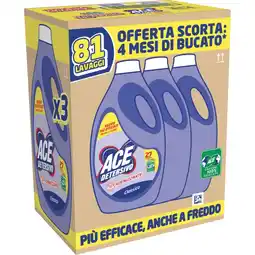 Ipercoop DETERSIVO LIQUIDO PER LAVATRICE ACE offerta