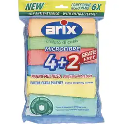 Ipercoop PANNI IN MICROFIBRA CON ANTIBATTERICO ARIX offerta