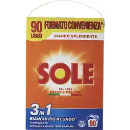 Ipercoop DETERSIVO IN POLVERE PER LAVATRICE SOLE offerta