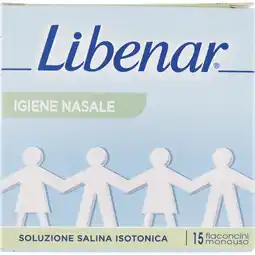 Ipercoop LINEA FIALE SOLUZIONE SALINA LIBENAR offerta