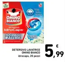 Spazio Conad Detersivo lavatrice OMINO BIANCO idrocaps offerta