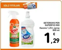 Spazio Conad Detersivo per superfici RIO flacone spray offerta