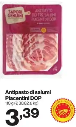 In'S Mercato Antipasto di salumi Piacentini DOP offerta