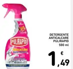 Spazio Conad Detergente anticalcare PULIRAPID offerta