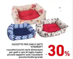 Spazio Conad Cuccette per cani e gatti VITAKRAFT offerta