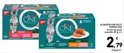 Spazio Conad Alimento per gatti PURINA ONE le terrine gusti assortiti offerta
