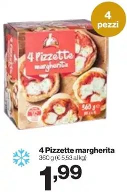 In'S Mercato 4 Pizzette margherita offerta