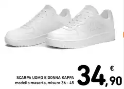 Spazio Conad Scarpa uomo e donna KAPPA modello maserta, misure 36 - 45 offerta