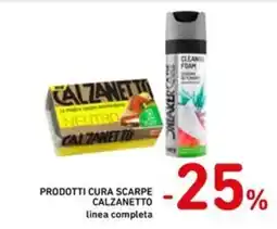 Spazio Conad Prodotti cura scarpe CALZANETTO linea completa offerta