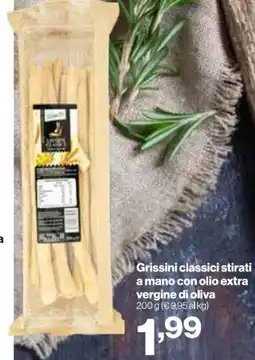 In'S Mercato Grissini classici stirati a mano con olio extra vergine di oliva offerta